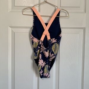 Roxy Floral Print One-Piece Swimsuit